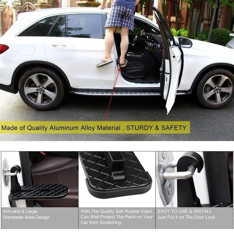 Foot Latch/ Step-up for Vehicle-roof Access.